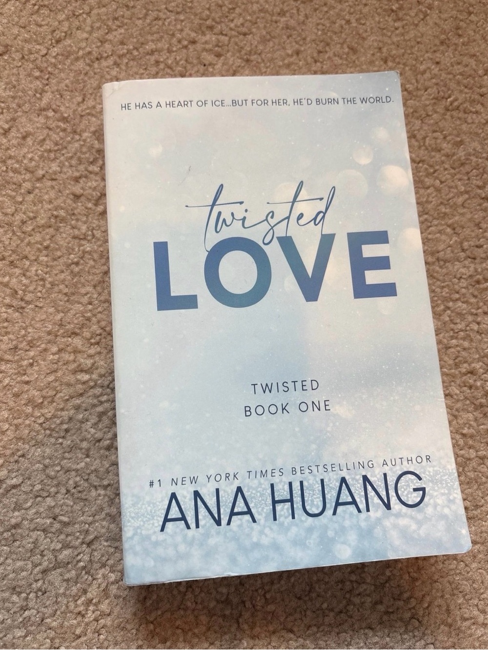 Twisted Love - Light Blue Paperback Book